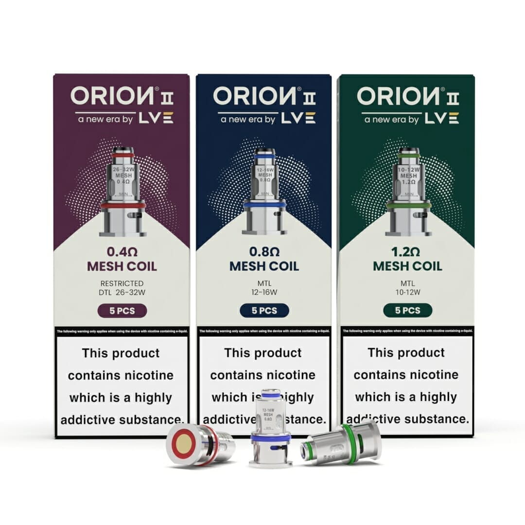 LVE Orion II Coils (Pack of 5 Coils) LVE Vapor UK